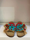 Sandalias exclusivas NAN-KU modelo 6 Rojas