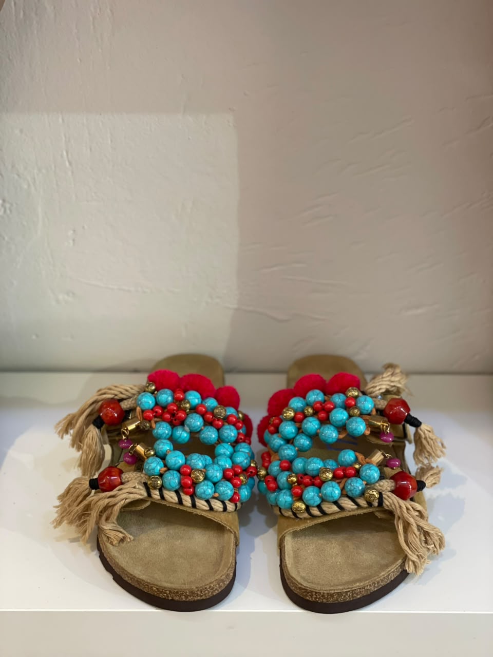 Sandalias exclusivas NAN-KU modelo 6 Rojas